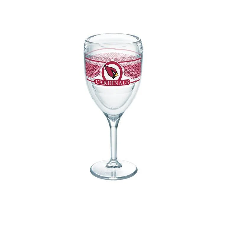 Arizona Cardinals 9 oz. Tervis Wine Glass - (Set of 2)