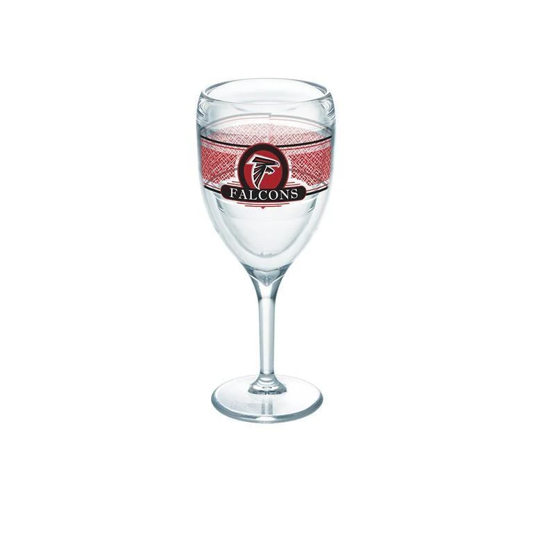 Atlanta Falcons 9 oz. Tervis Wine Glass - Set of 2