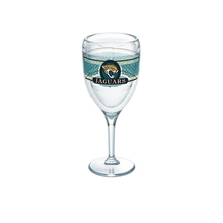 Jacksonville Jaguars 9 oz. Tervis Wine Glass - (Set of 2)