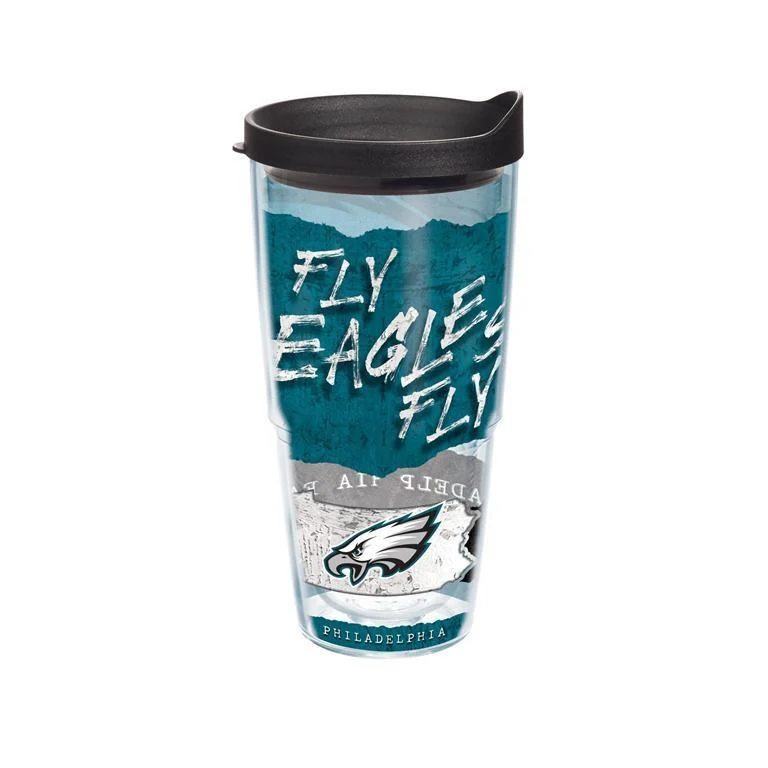 Philadelphia Eagles Statement 24 oz. Tervis Tumbler with Lid - (Set of 2)