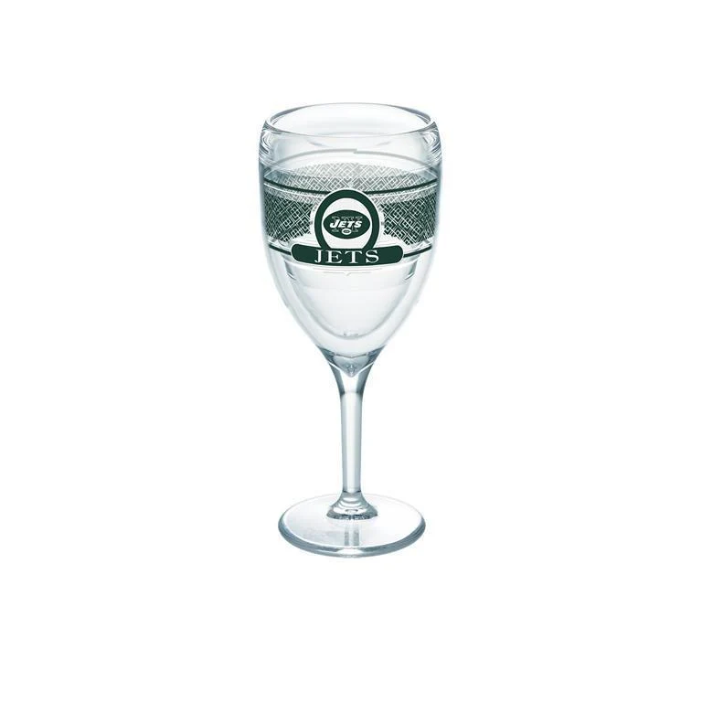 New York Jets 9 oz. Tervis Wine Glass - (Set of 2)