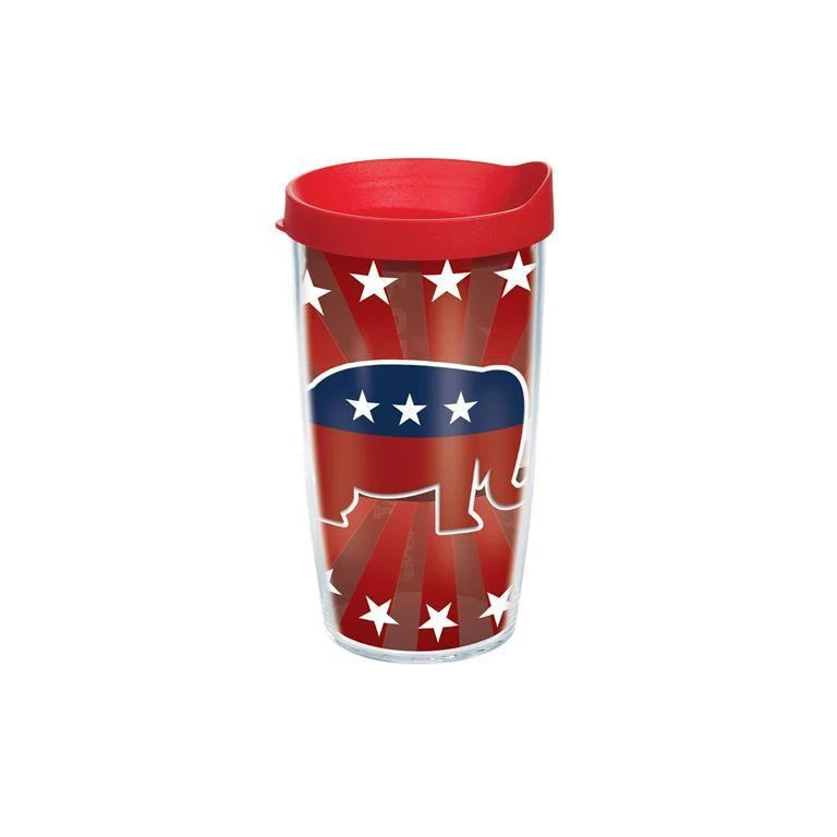 Republican Elephant 16 oz. Tervis Tumbler with Lid - (Set of 2)