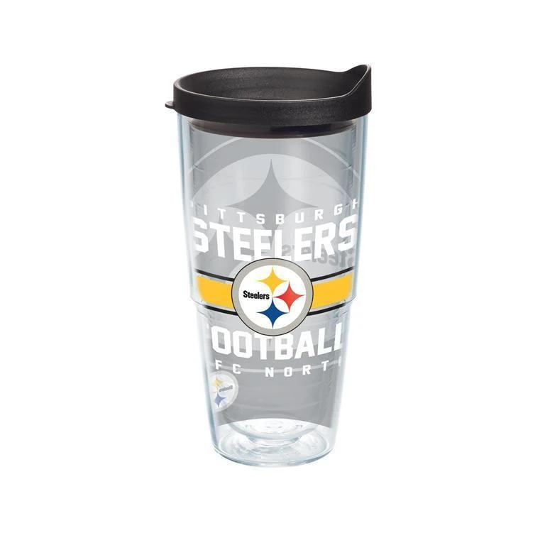 Pittsburgh Steelers Gridiron 24 oz. Tervis Tumbler with Lid - (Set of 2)