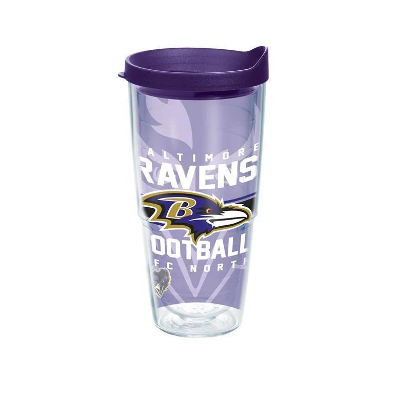 Baltimore Ravens Gridiron 24 oz. Tervis Tumbler with Lid - (Set of 2)