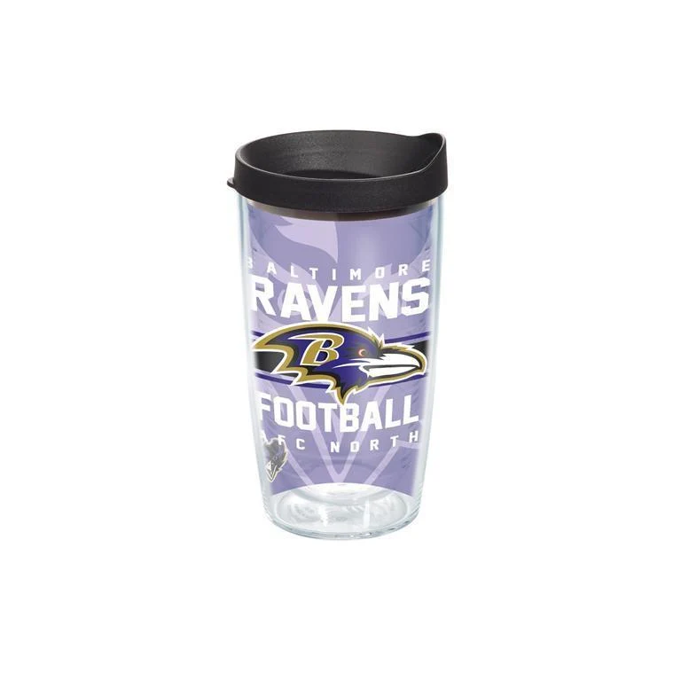 Baltimore Ravens Gridiron 16 oz. Tervis Tumbler with Lid - (Set of 2)
