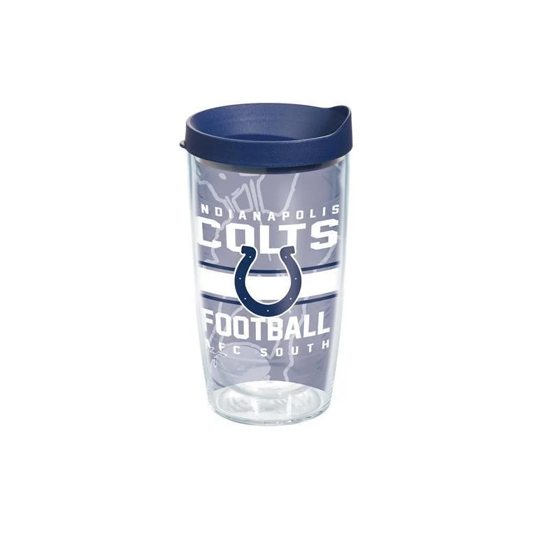 Indianapolis Colts Gridiron 16 oz. Tervis Tumbler with Lid - (Set of 2)