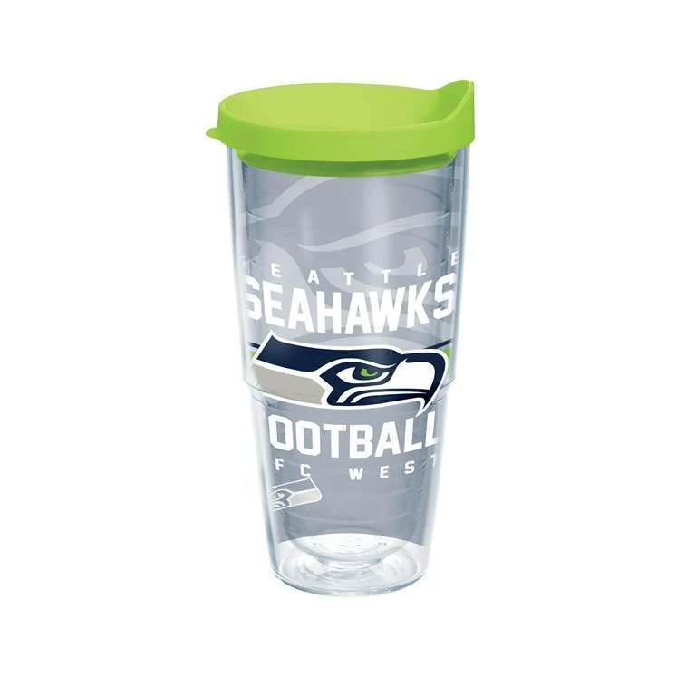 Seattle Seahawks Gridiron 24 oz. Tervis Tumbler with Lid - (Set of 2)