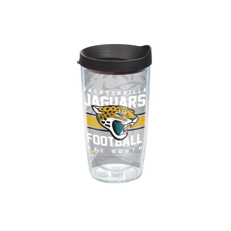 Jacksonville Jaguars Gridiron 16 oz. Tervis Tumbler with Lid - (Set of 2)