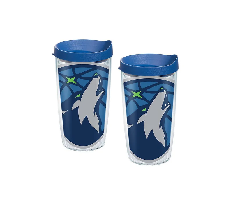 Minnesota Timberwolves Colossal 16 oz. Tervis Tumbler with Lid - (Set of 2)