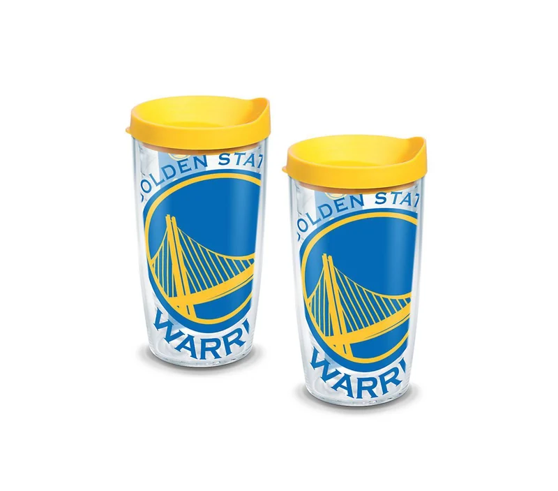 Golden State Warriors Colossal 16 oz. Tervis Tumbler with Lid - (Set of 2)