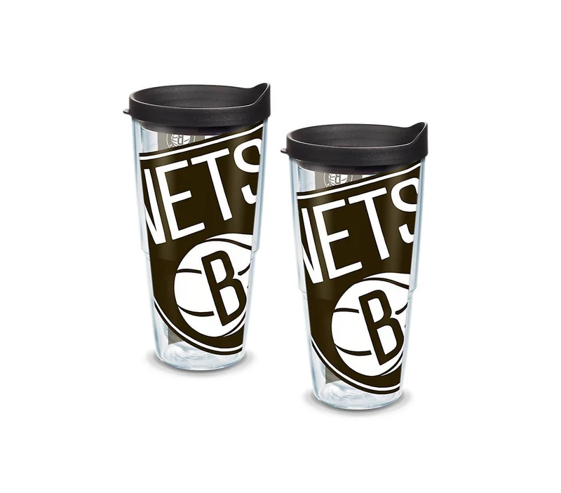 Brooklhyn Nets Colossal 24 oz. Tervis Tumbler with Lid - (Set of 2)