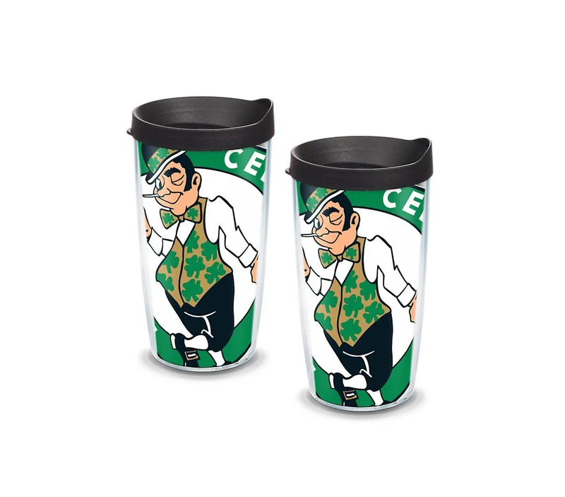 Boston Celtics Colossal 16 oz. Tervis Tumbler with Lid - (Set of 2)