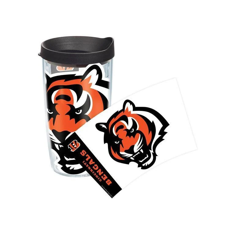 Cincinnati Bengals Colossal 16 oz. Tervis Tumbler with Lid - (Set of 2)