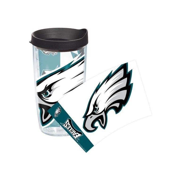 Philadelphia Eagles Colossal 16 oz. Tervis Tumbler with Lid - (Set of 2)