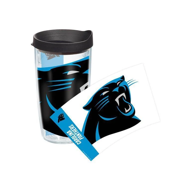 Carolina Panthers Colossal 16 oz. Tervis Tumbler with Lid - (Set of 2)