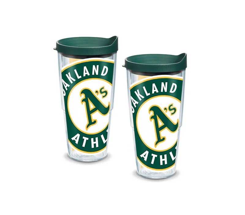 Oakland Athletics Colossal 24 oz. Tervis Tumbler with Lid - (Set of 2)