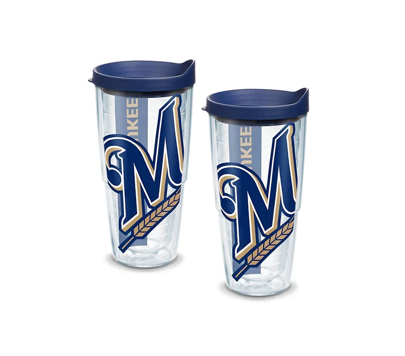 Milwaukee Brewers Colossal 24 oz. Tervis Tumbler with Lid - (Set of 2)