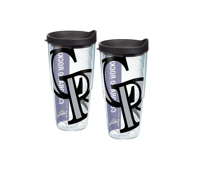 Colorado Rockies Colossal 24 oz. Tervis Tumbler with Lid - Set of 2