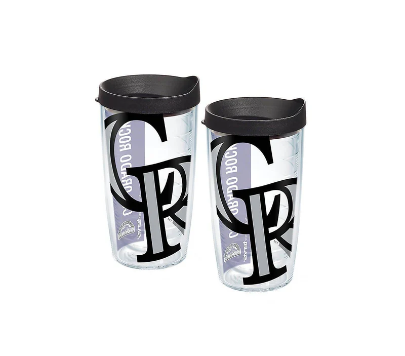 Colorado Rockies Colossal 16 oz. Tervis Tumbler with Lid - Set of 2