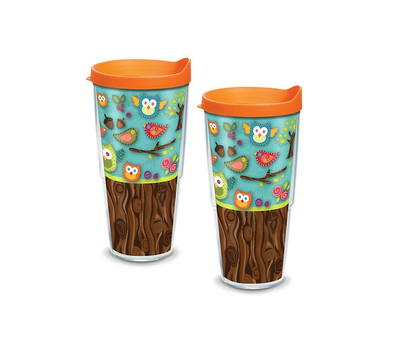 Owls 24 oz. Tervis Tumbler with Lid - (Set of 2)