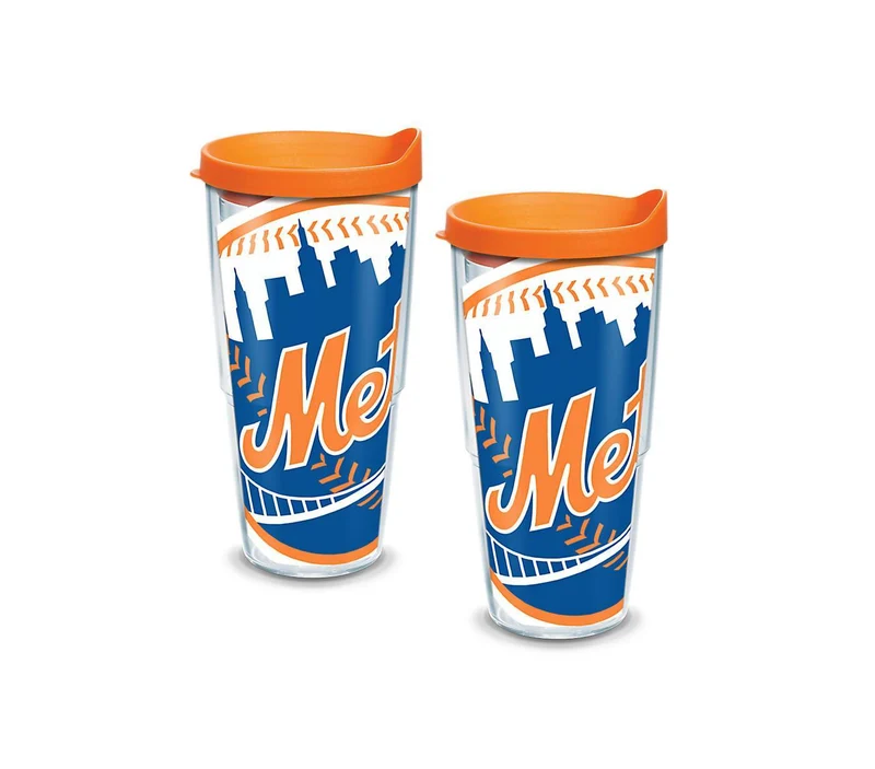 New York Mets Colossal 24 oz. Tervis Tumbler with Lid - (Set of 2)