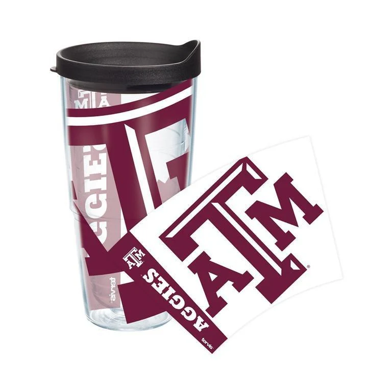 Texas A&M University Colossal 24 oz. Tervis Tumbler with Lid - (Set of 2)