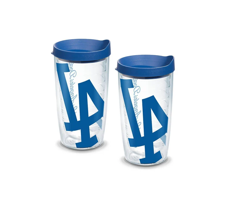 Los Angeles Dodgers Colossal 16 oz. Tervis Tumbler with Lid - (Set of 2)