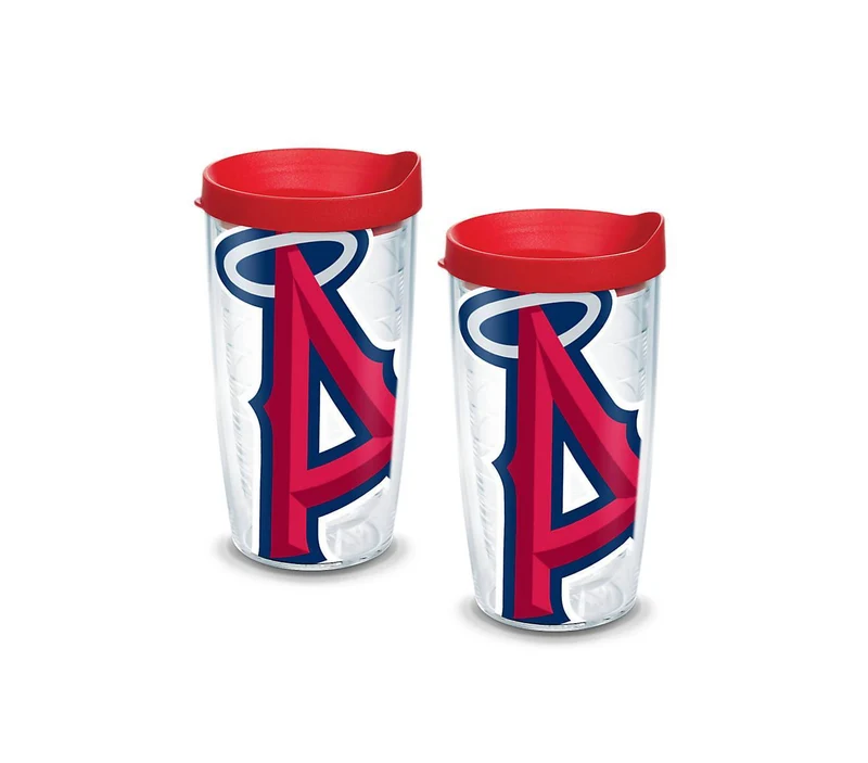 Los Angeles Angels Colossal 16 oz. Tervis Tumbler with Lid - (Set of 2)