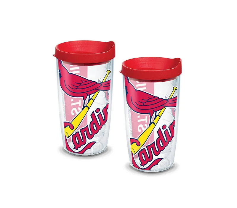 St. Louis Cardinals Colossal 16 oz. Tervis Tumbler with Lid - (Set of 2)