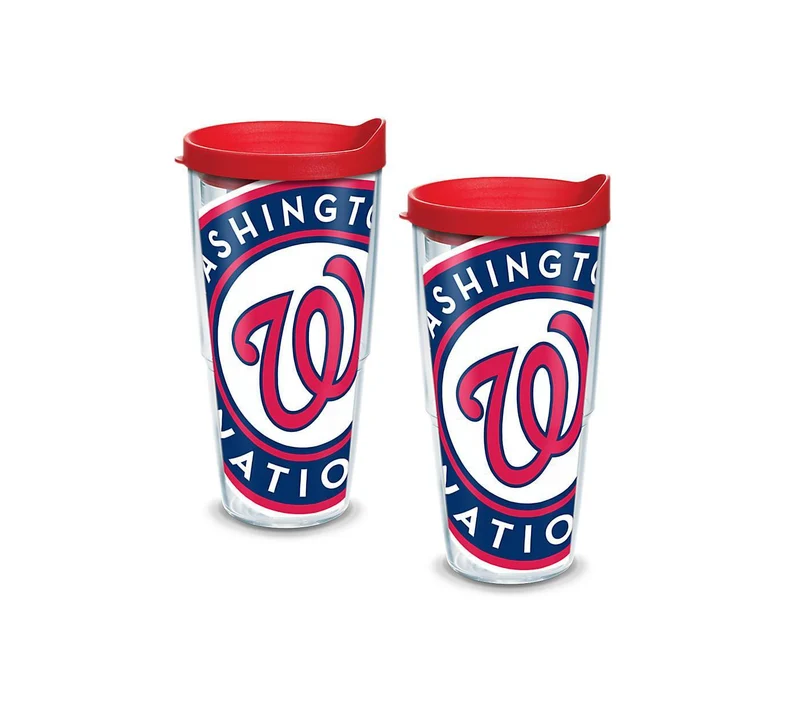 Washington Nationals Colossal 24 oz. Tervis Tumbler with Lid - (Set of 2)