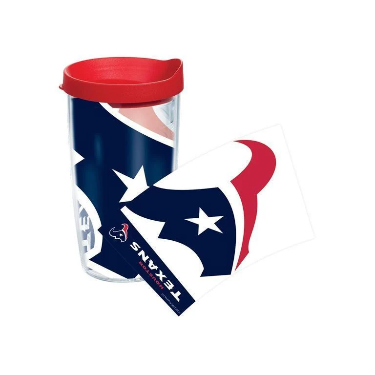 Houston Texans Colossal 16 oz. Tervis Tumbler with Lid - (Set of 2)