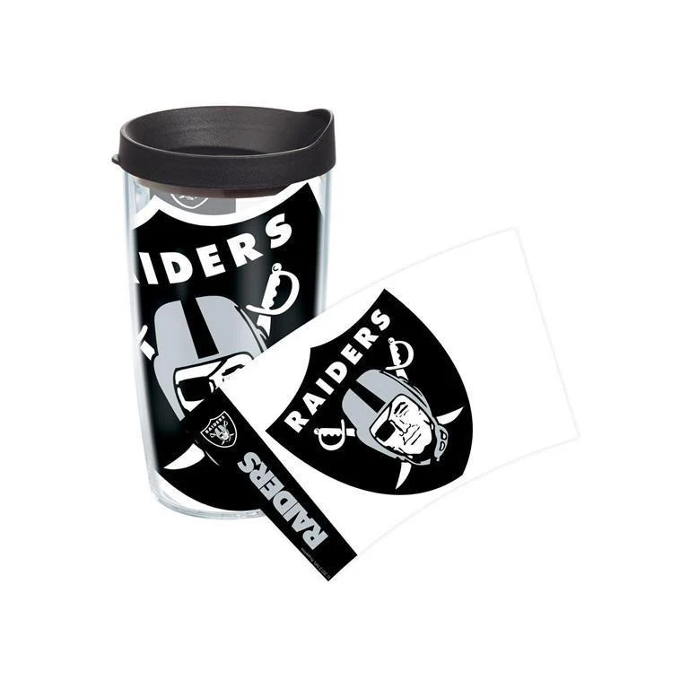 Oakland Raiders Colossal 16 oz. Tervis Tumbler with Lid - (Set of 2)