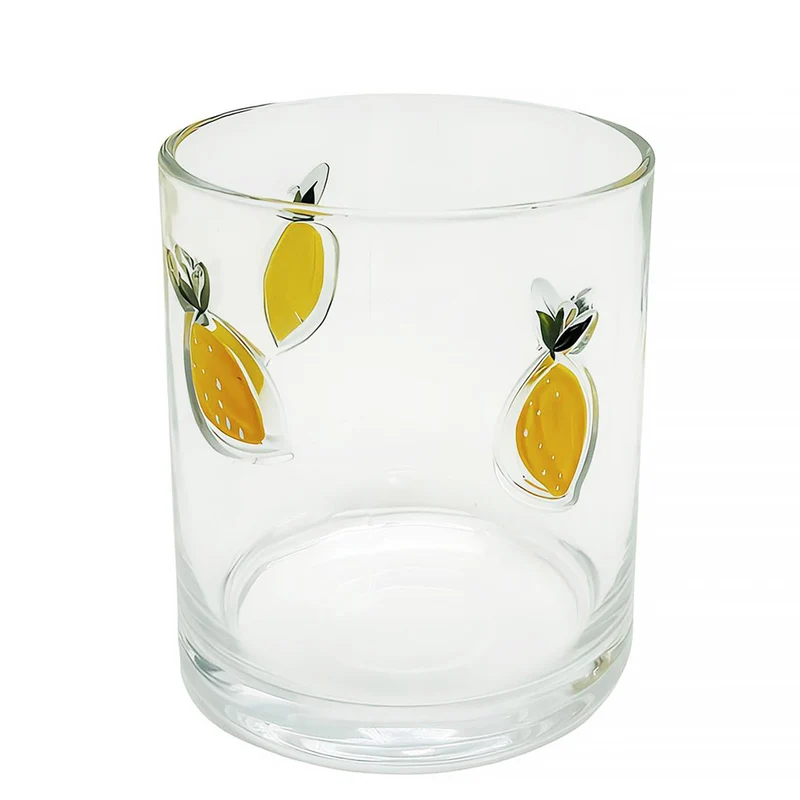 Verre avec motifs - Citrons