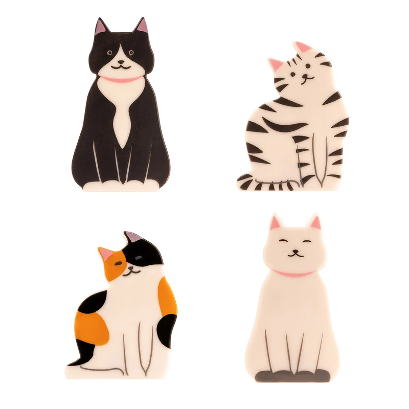 Ensemble de pinces à sac - Chats