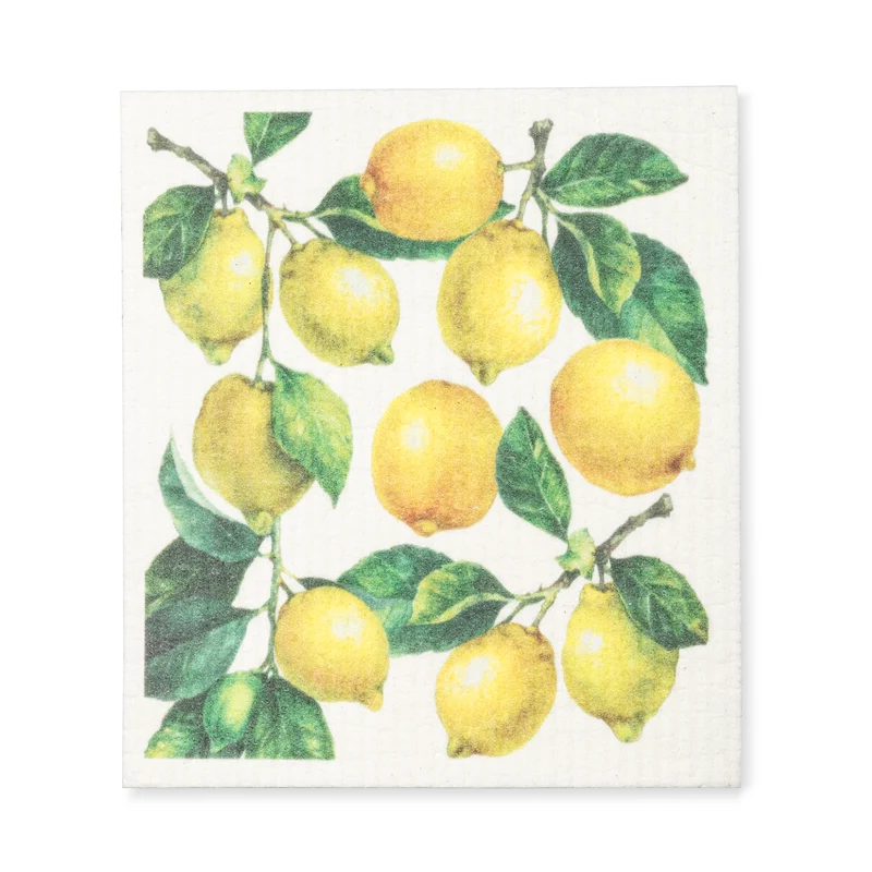 Lingette réutilisable - Citrons