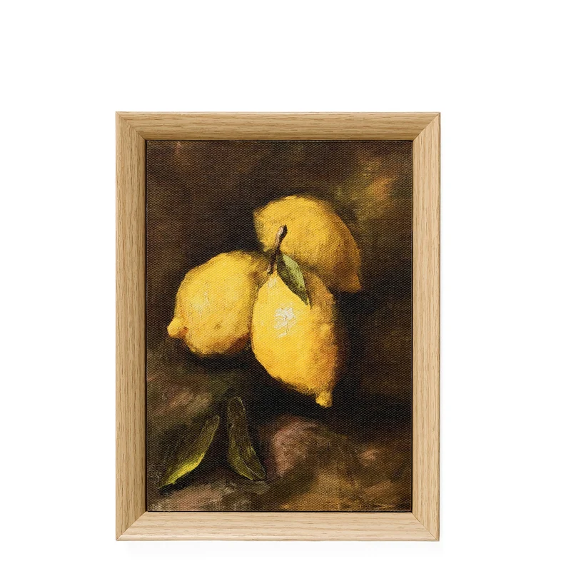 Cadre mural 6 x 8 - Citrons