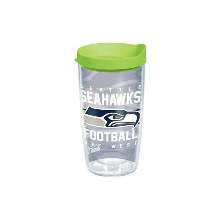 Seattle Seahawks Gridiron 16 oz. Tervis Tumbler with Lid - (Set of 2)