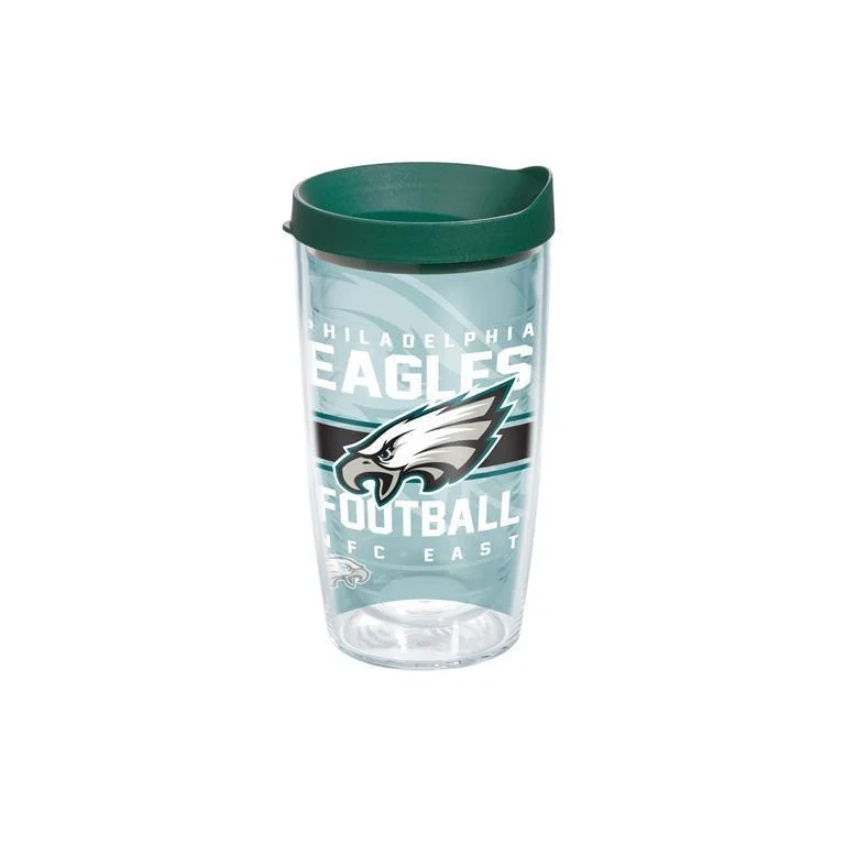 Philadelphia Eagles Gridiron 16 oz. Tervis Tumbler with Lid - (Set of 2)