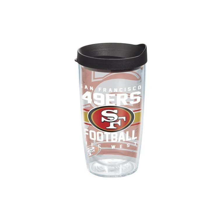 San Francisco 49ers Gridiron 16 oz. Tervis Tumbler with Lid - (Set of 2)