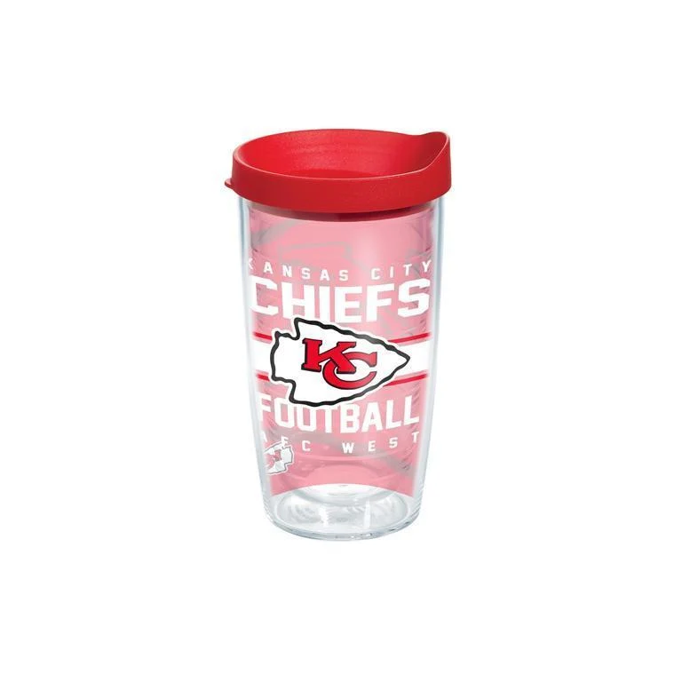 Kansas City Chiefs Gridiron 16 oz. Tervis Tumbler with Lid - (Set of 2)