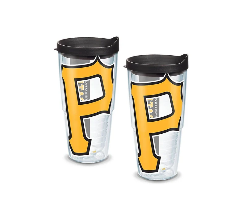 Pittsburgh Pirates Colossal 24 oz. Tervis Tumbler with Lid - (Set of 2)