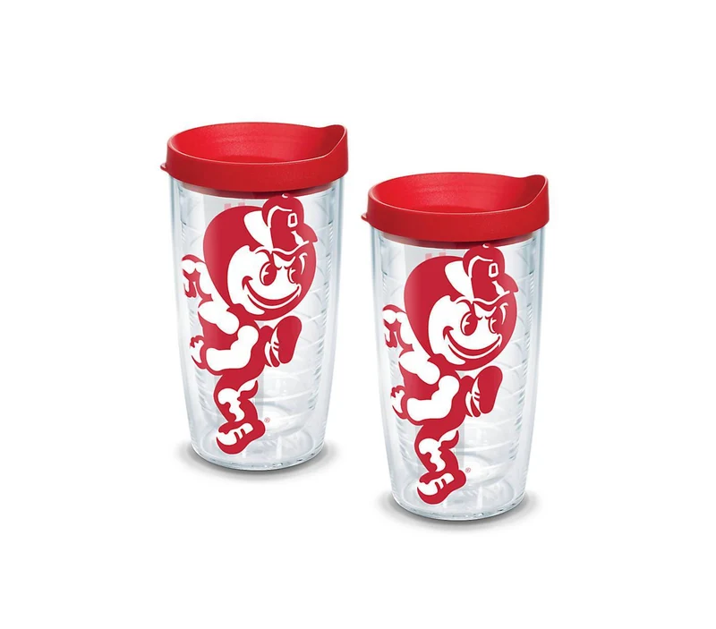 Ohio State University Brutus Colossal 16 oz. Tervis Tumbler with Lid - (Set of 2(