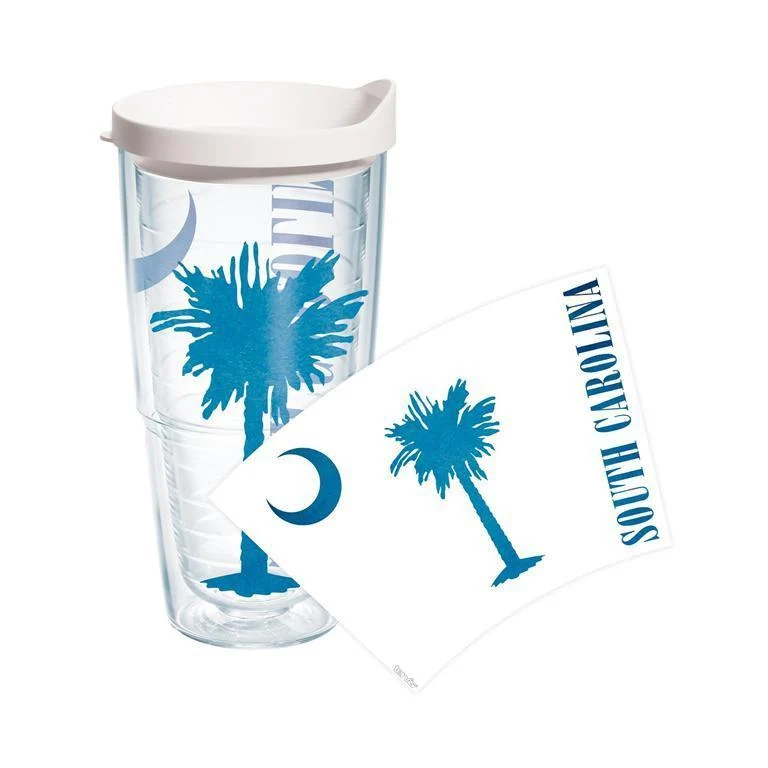 South Carolina Colossal State Flag 24 oz. Tervis Tumbler with Lid - (Set of 2)