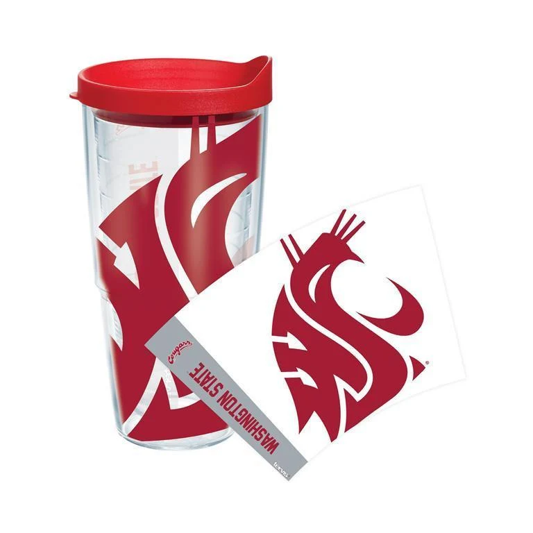 Washington State University Colossal 24 oz. Tervis Tumbler with Lid - (Set of 2)