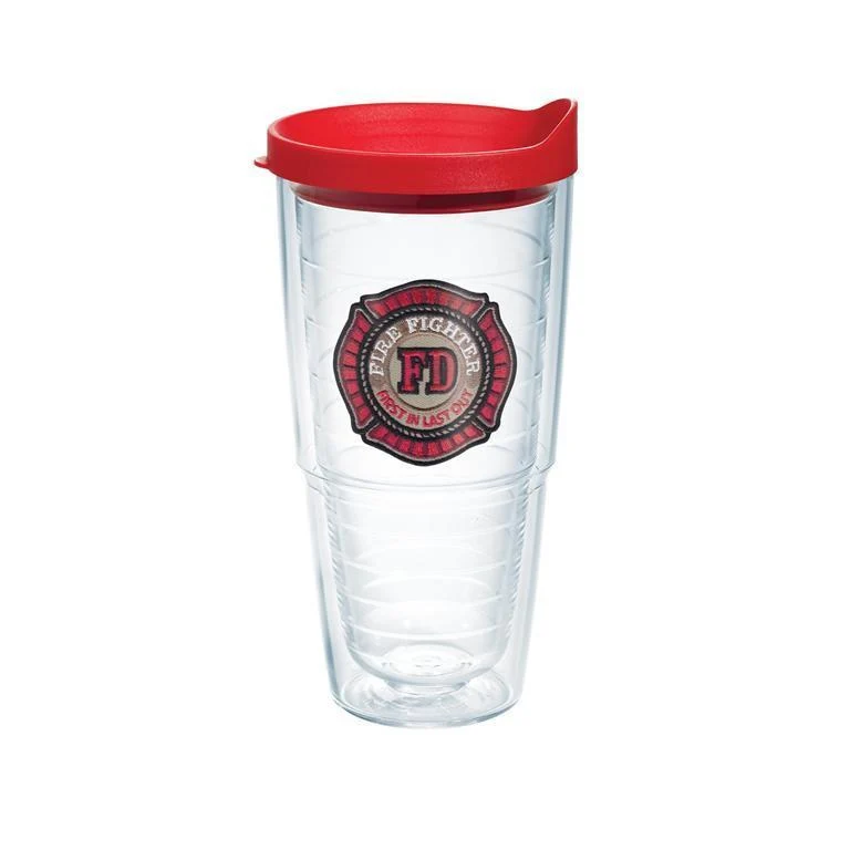 Fire Fighter 24 oz. Tervis Tumbler with Lid - (Set of 2)