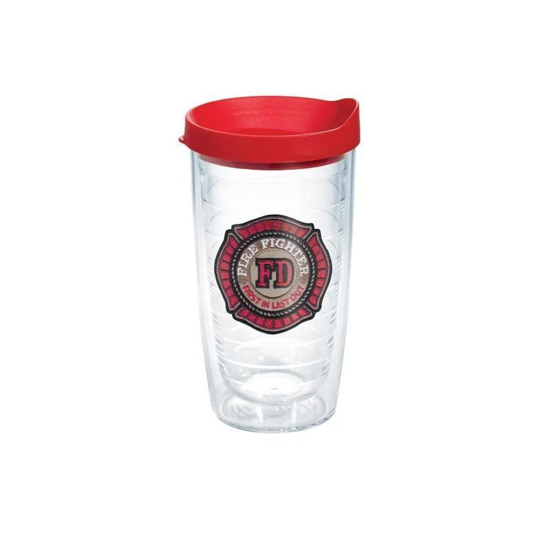Fire Fighter 16 oz. Tervis Tumbler with Lid - (Set of 2)