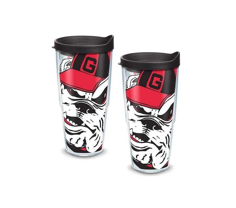 University of Georgia Colossal 24 oz. Tervis Tumbler with Lid - (Set of 2)