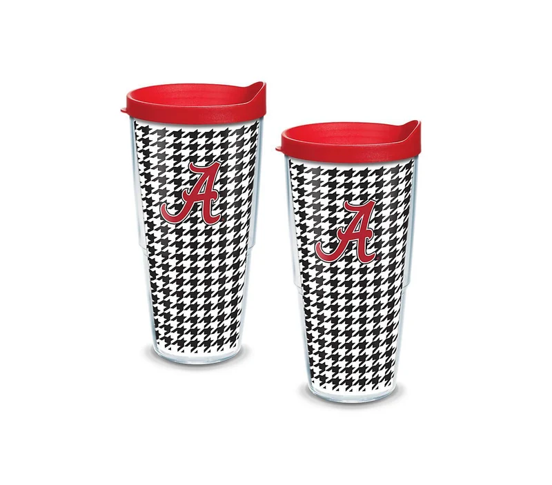 University of Alabama Houndstooth 24 oz. Tervis Tumbler with Lid - (Set of 2)