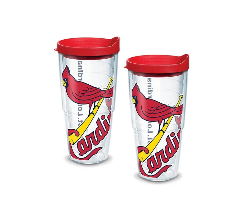 St. Louis Cardinals Colossal 24 oz. Tervis Tumbler with Lid - (Set of 2)