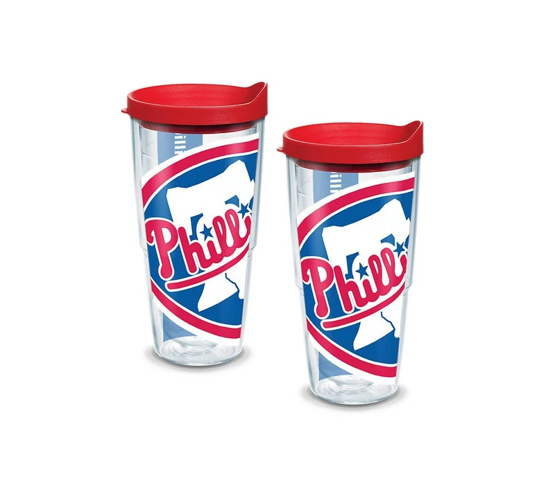 Philadelphia Phillies Colossal 24 oz. Tervis Tumbler with Lid - (Set of 2)